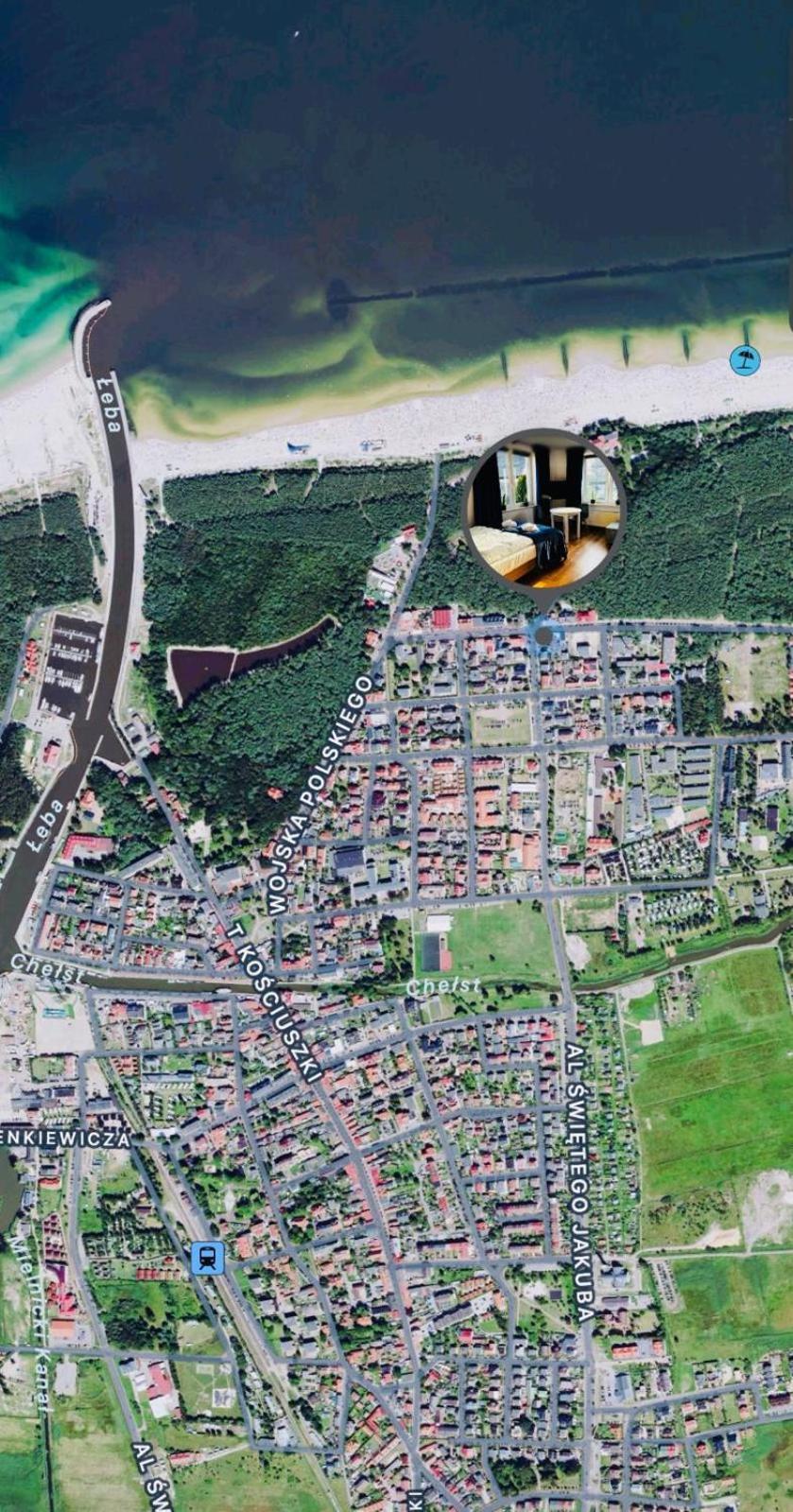 Pokoje Goscinne Nad Morzem Łeba Zewnętrze zdjęcie