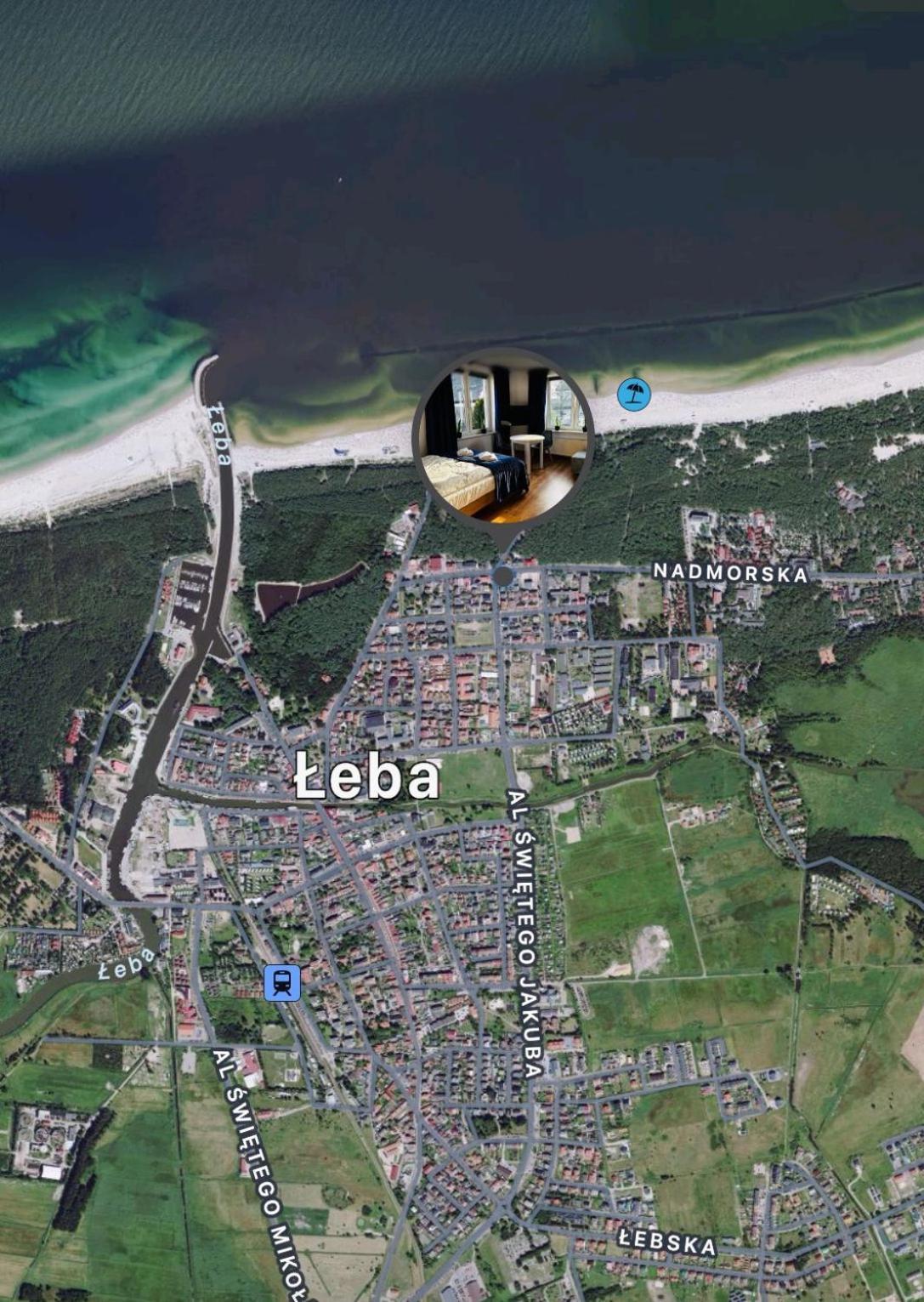 Pokoje Goscinne Nad Morzem Łeba Zewnętrze zdjęcie